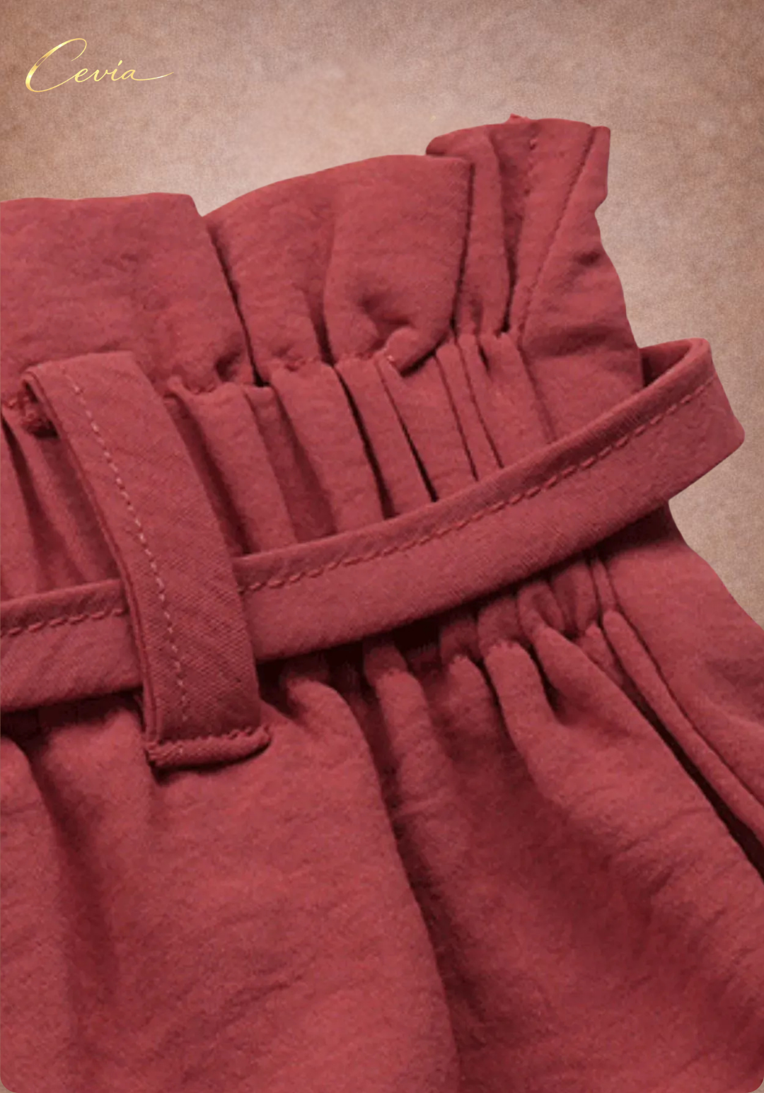 The Riviera Grace Paperbag Shorts
