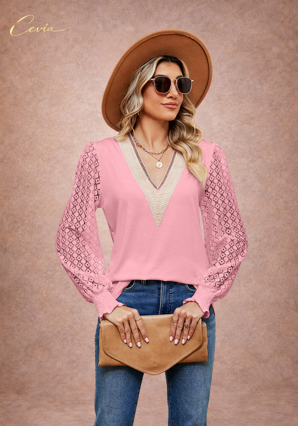 The Elowyn Lace-Elegance Blouse