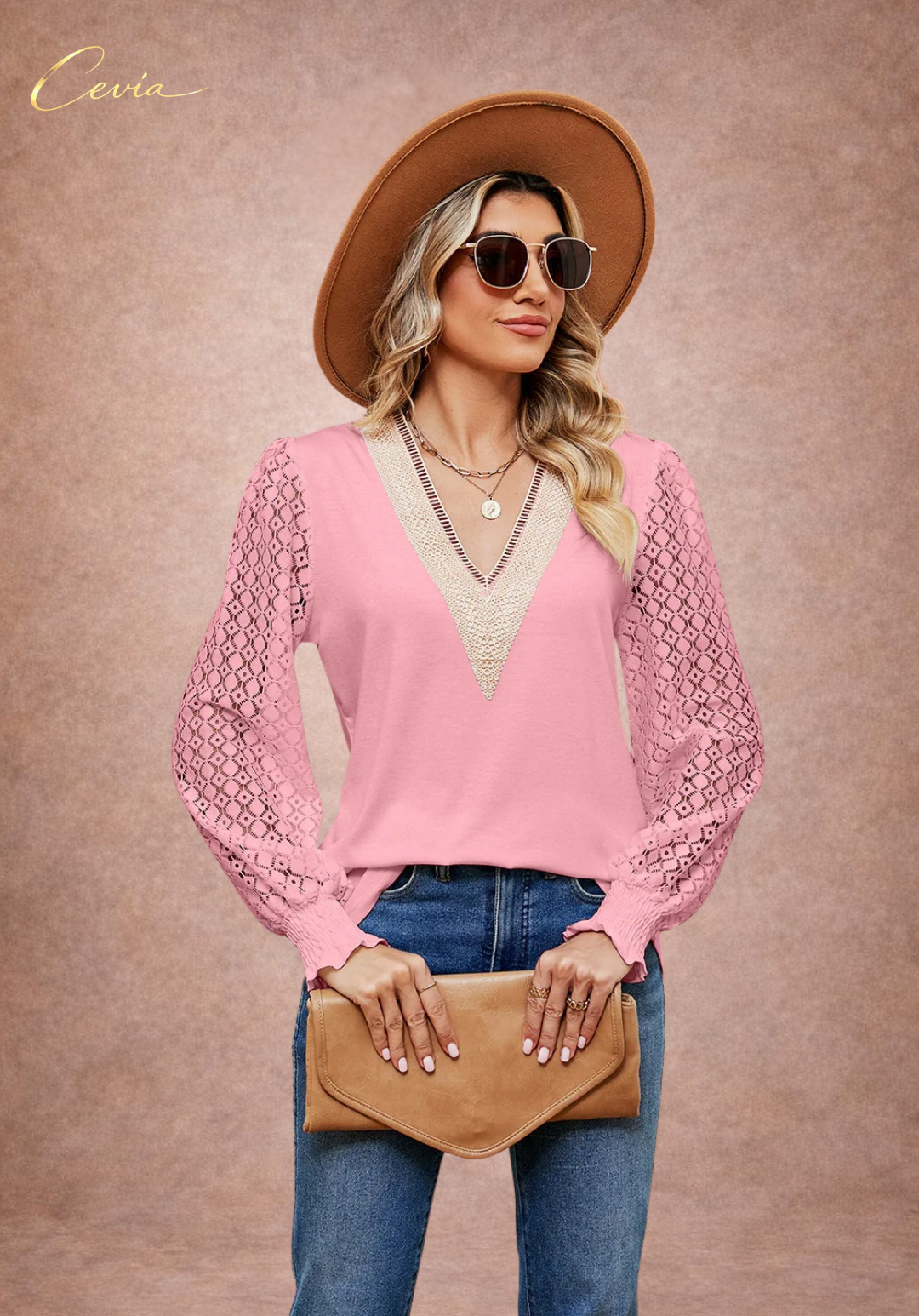 The Elowyn Lace-Elegance Blouse