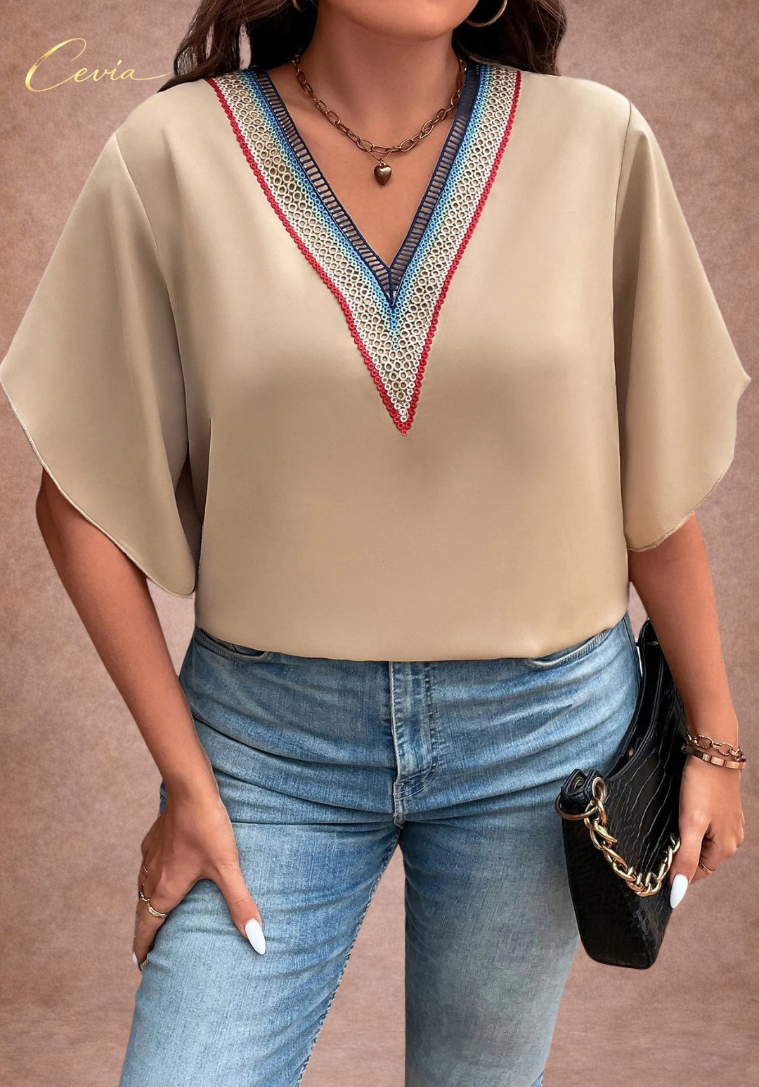 The Liora Heritage Detail Blouse
