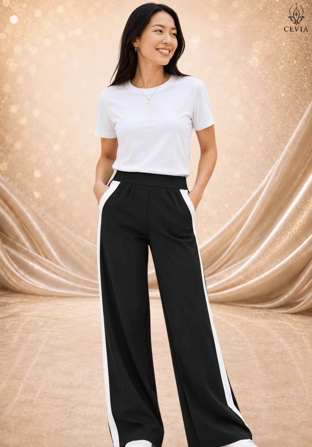 The Essential Fluid Wide-Leg Pants