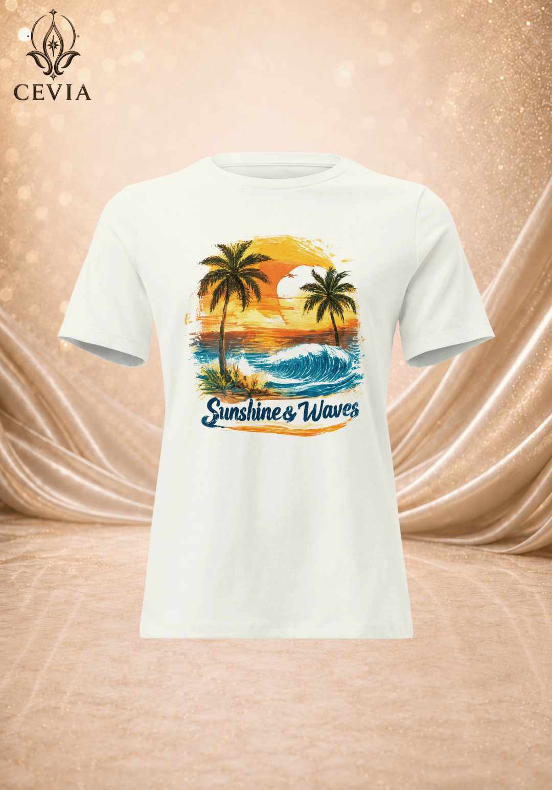 The Sunshine & Waves Graphic Tee