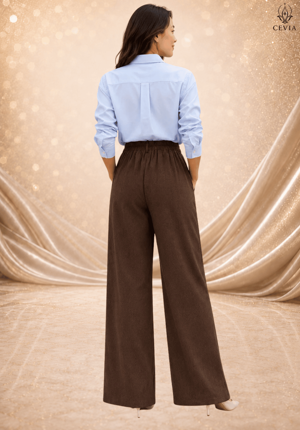 The Tailored Flow Wide-Leg Pants