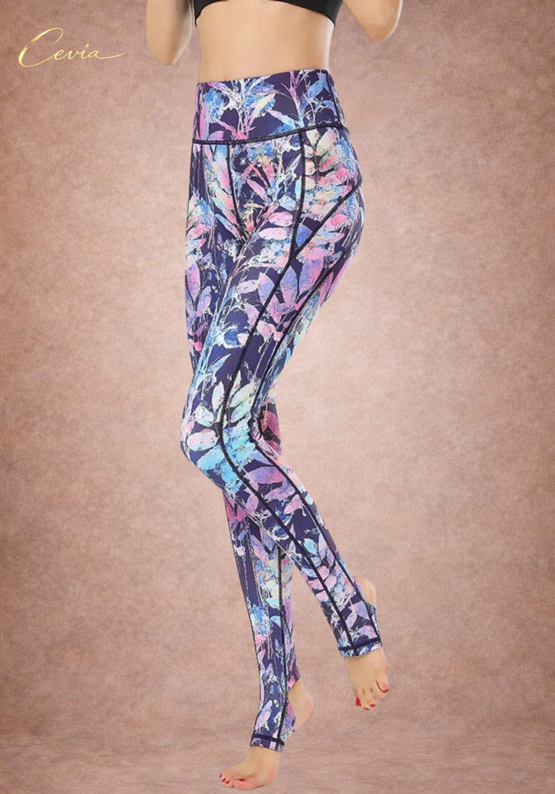 The Virelle Chromatic-Stretch Stirrup Leggings