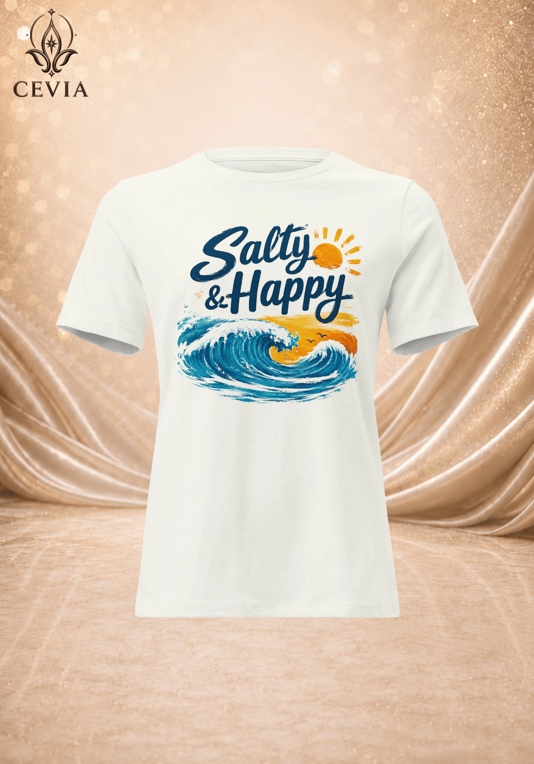 The Salty & Happy Graphic Tee