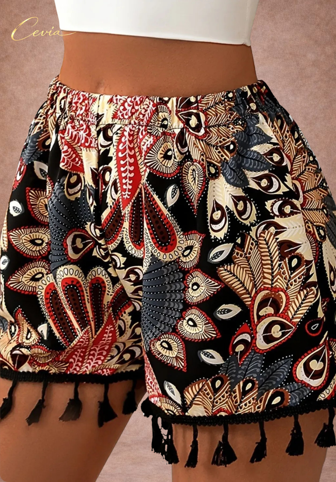 The Marbella Tassel Resort Shorts