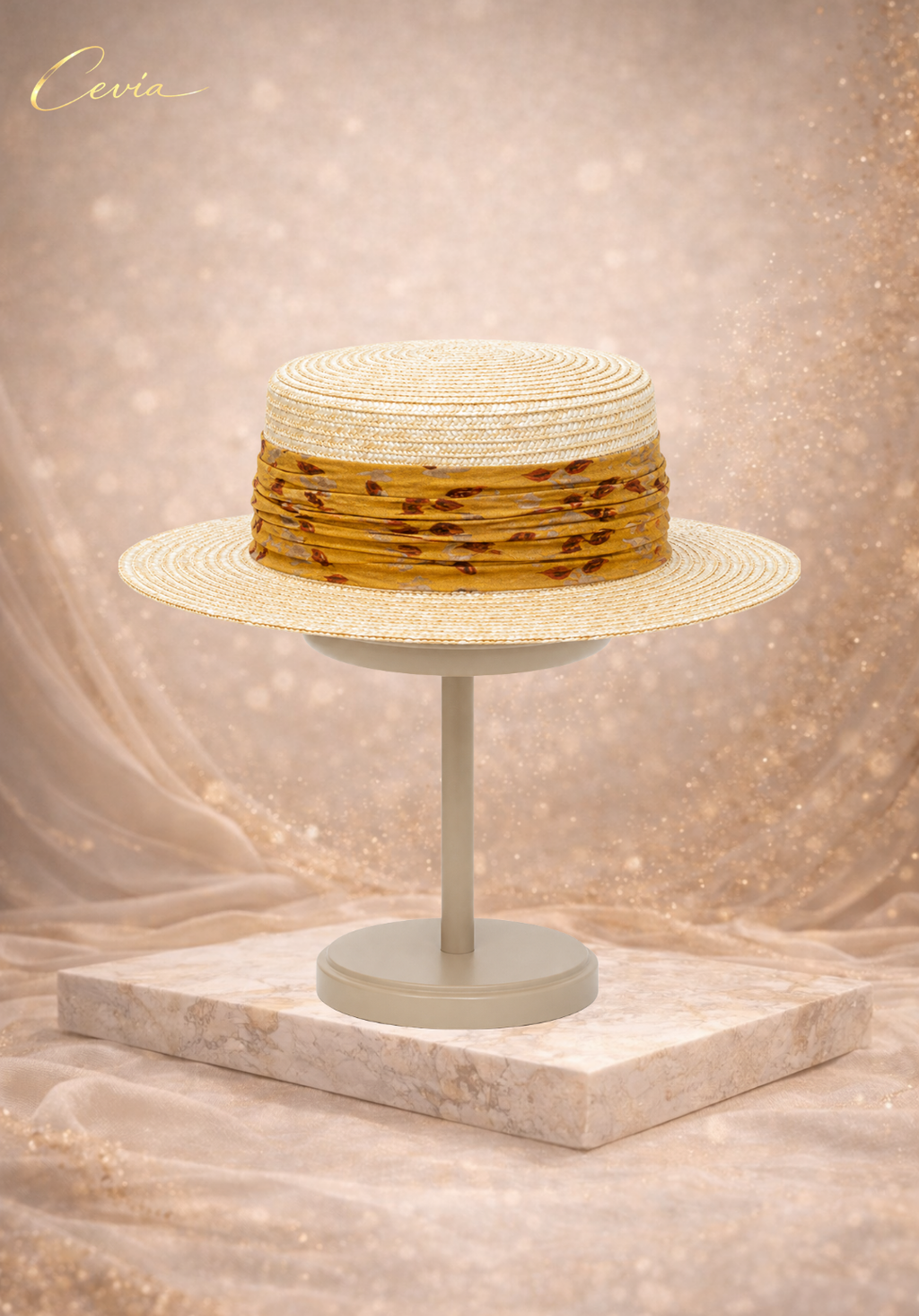 The Botanical Ribbon Straw Hat