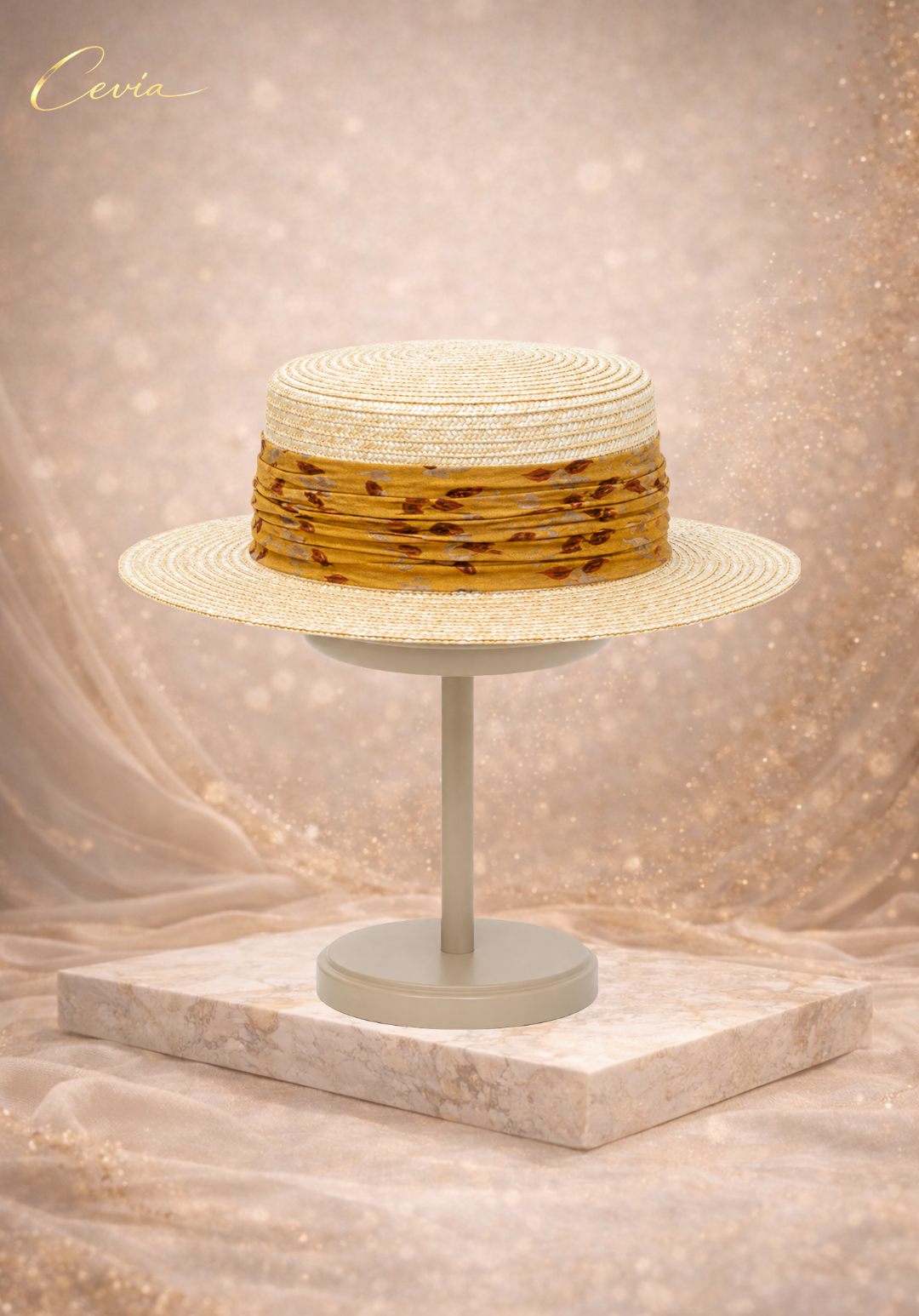 The Botanical Ribbon Straw Hat
