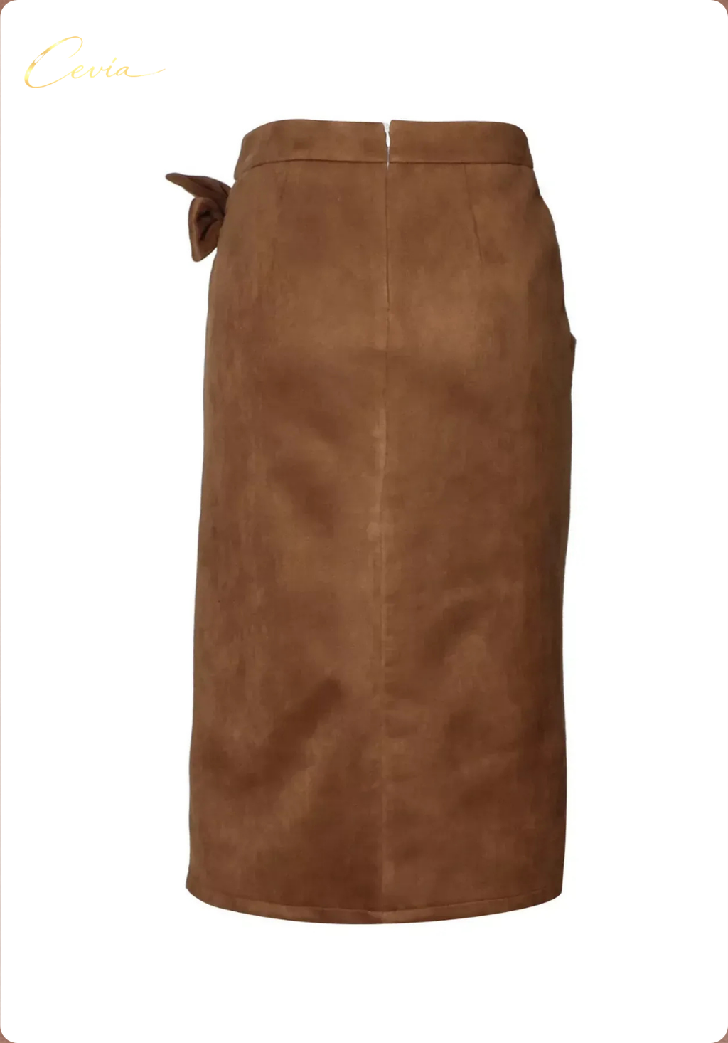The Velvet Whisper Wrap Midi Skirt