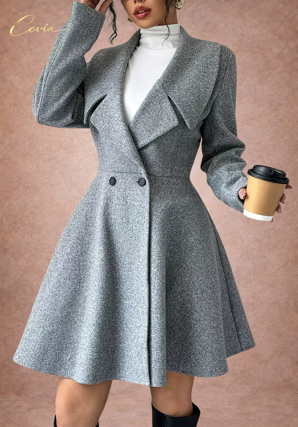 Urban Luxe Flare Coat