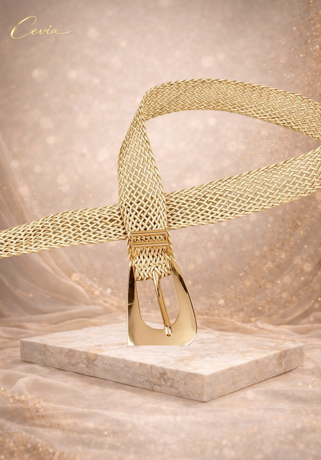 The Serinelle Woven Waist Belt