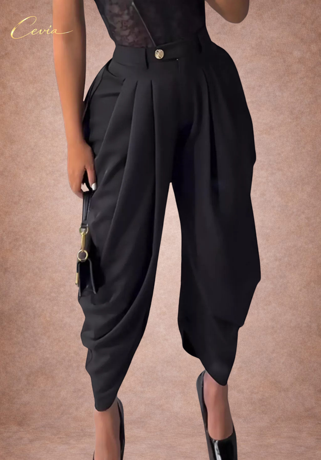 The Sculpted Draped Trousers