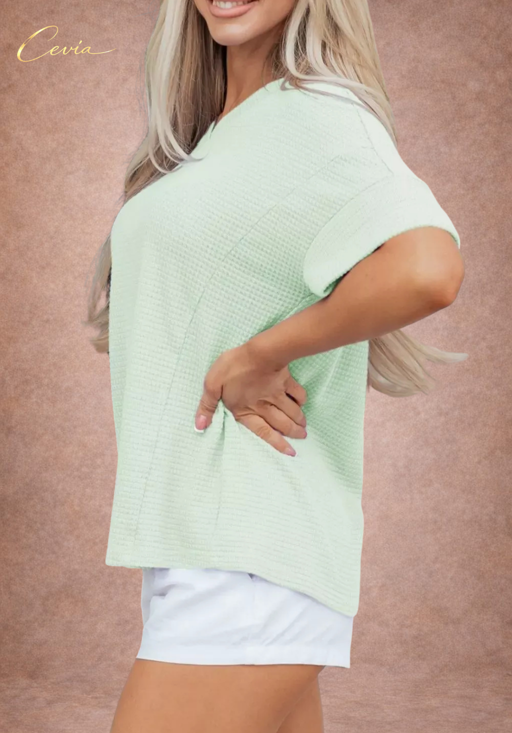The Riviera Soft Waffle Lounge Tee