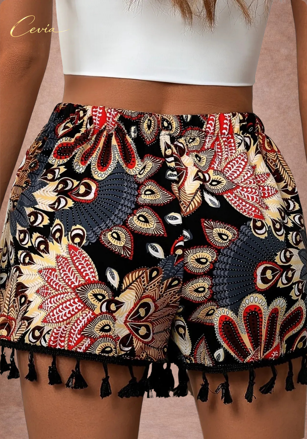 The Marbella Tassel Resort Shorts