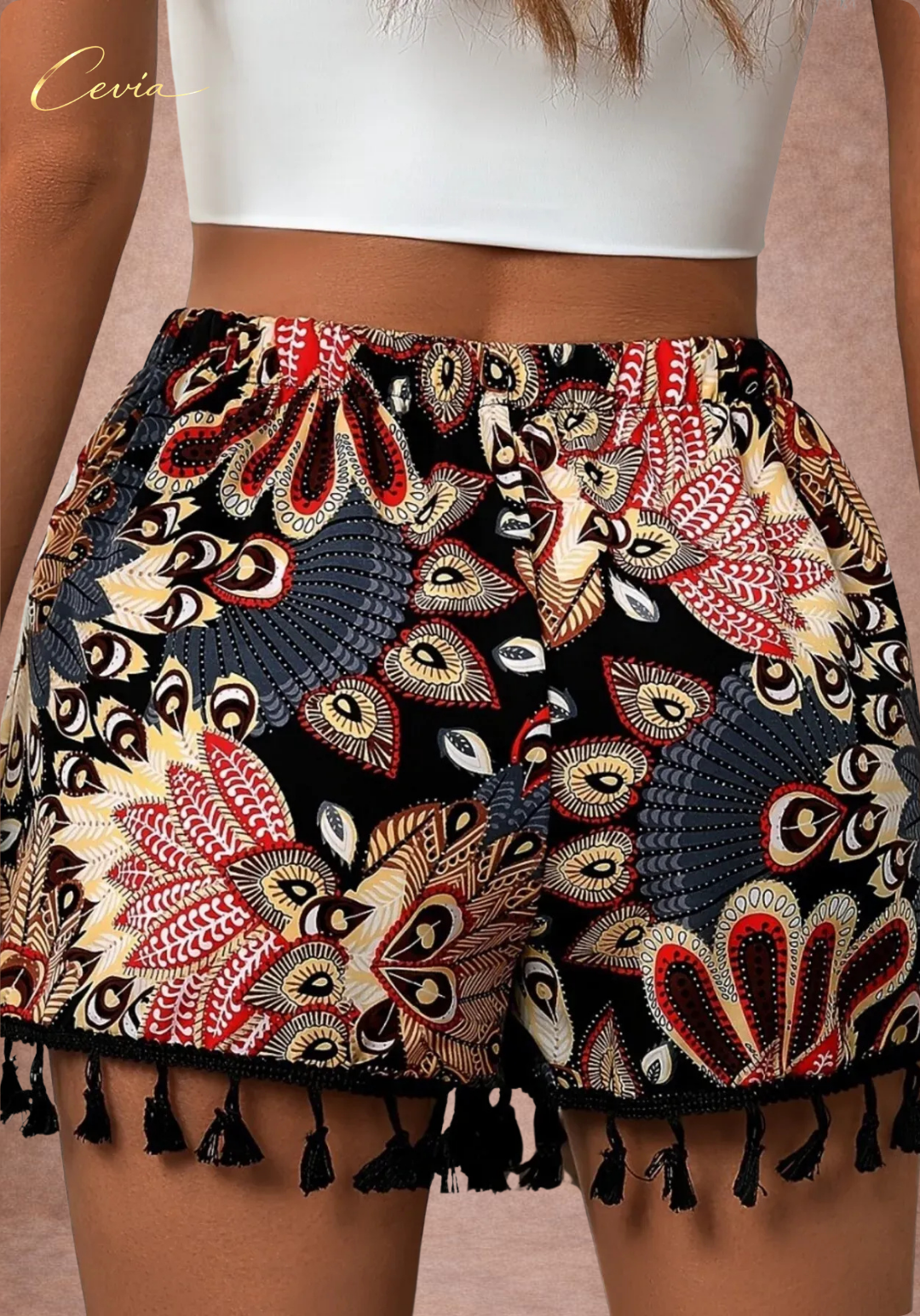 The Marbella Tassel Resort Shorts