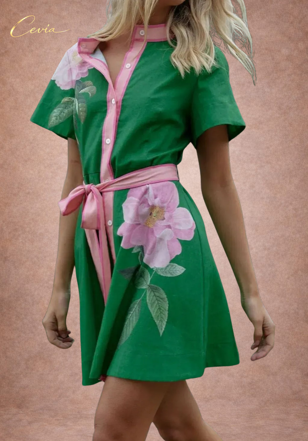 The Riviera Heritage Tie Dress
