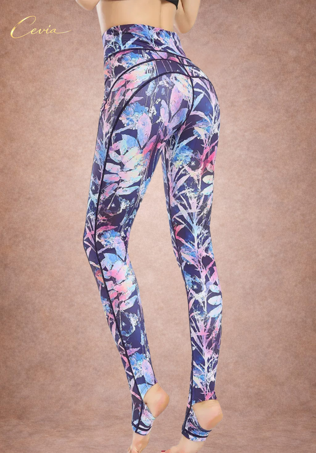The Virelle Chromatic-Stretch Stirrup Leggings