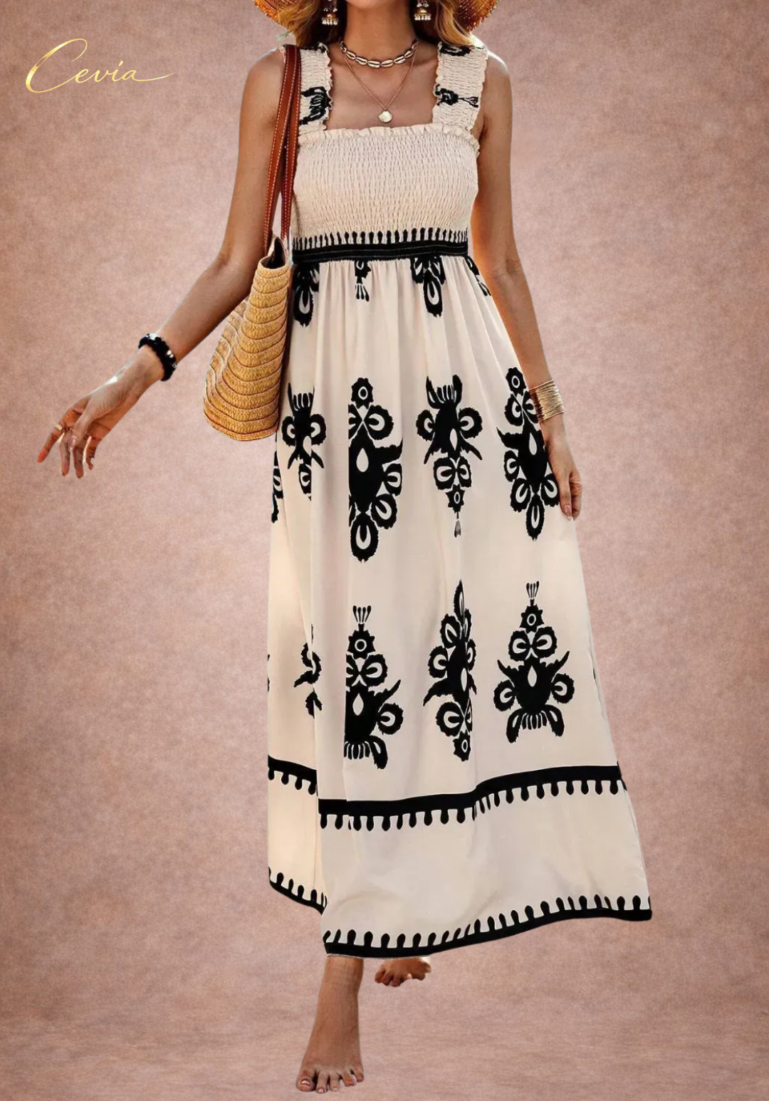 The Midnight Heritage Smocked Dress