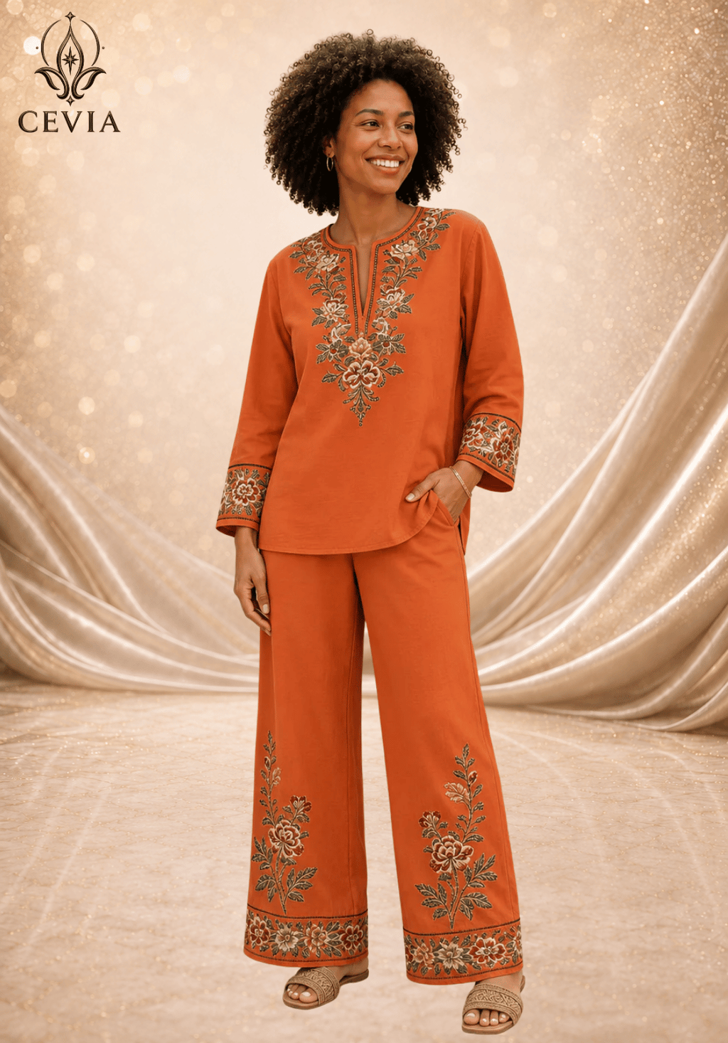 The Heritage Bloom Two-Piece Set