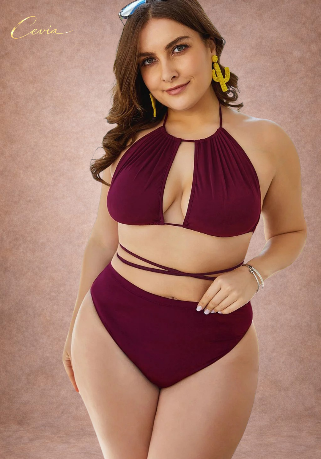 Aura Halter Bikini Set