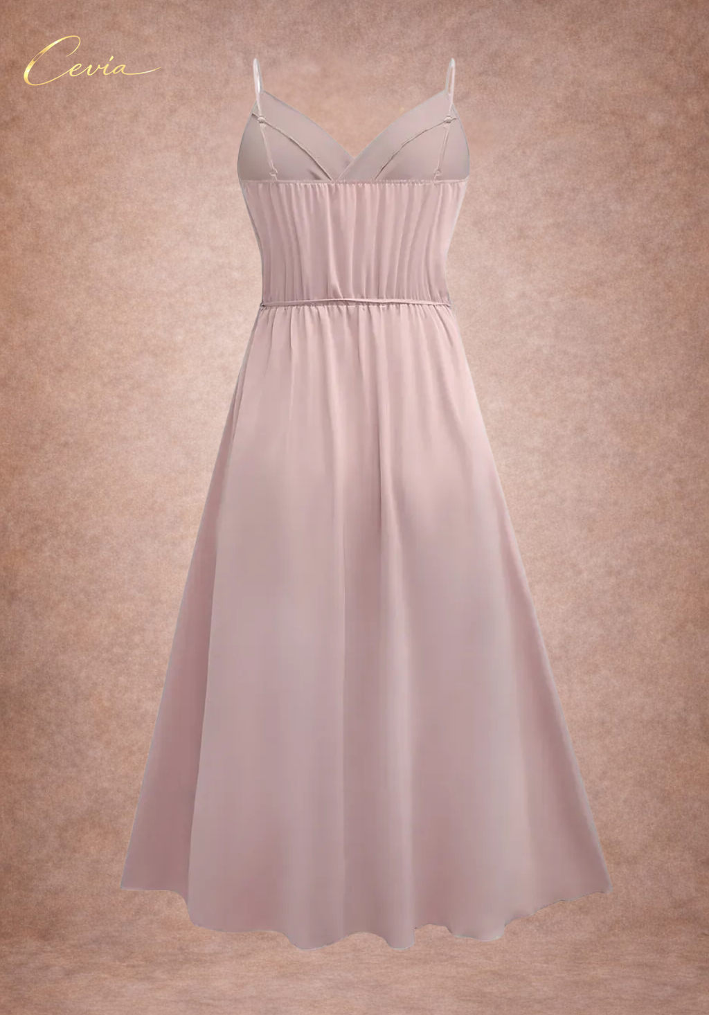 The Marivel Draped-Waist Maxi Dress