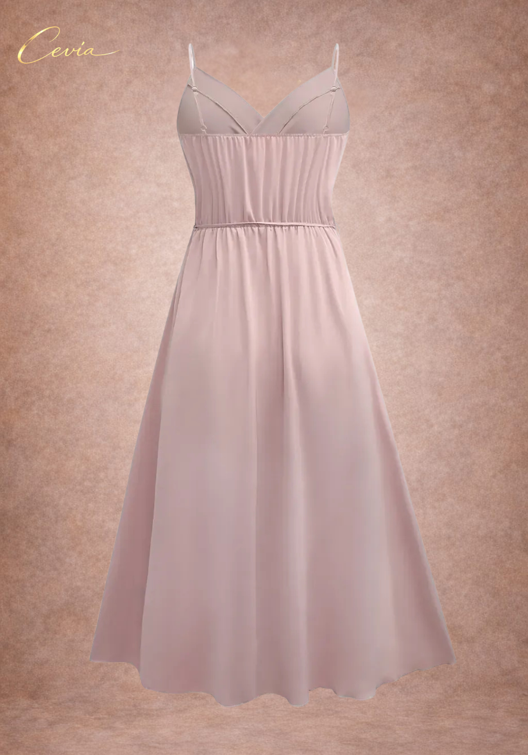 The Marivel Draped-Waist Maxi Dress