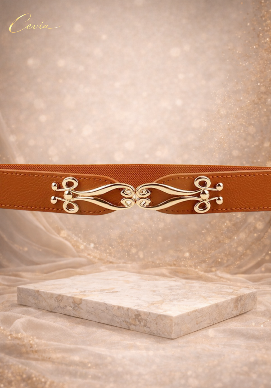 The Éloane Sculpted-Link Waist Belt