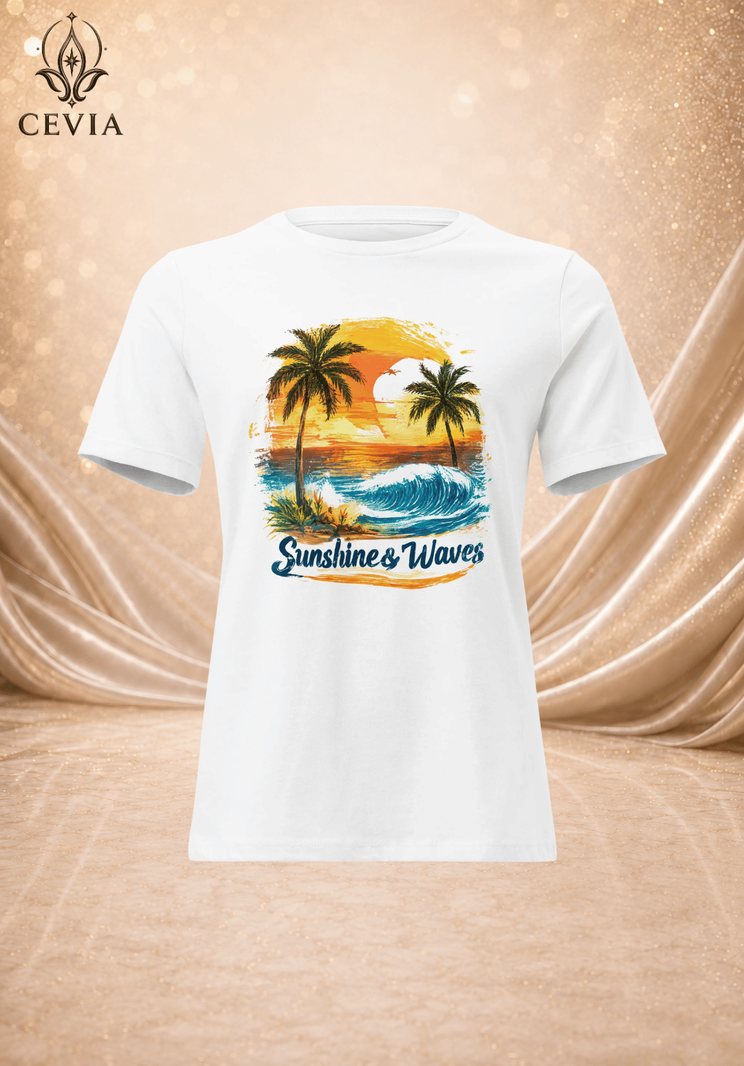 The Sunshine & Waves Graphic Tee