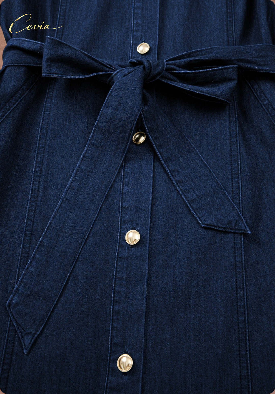 The Heritage Buttoned Midi Dress