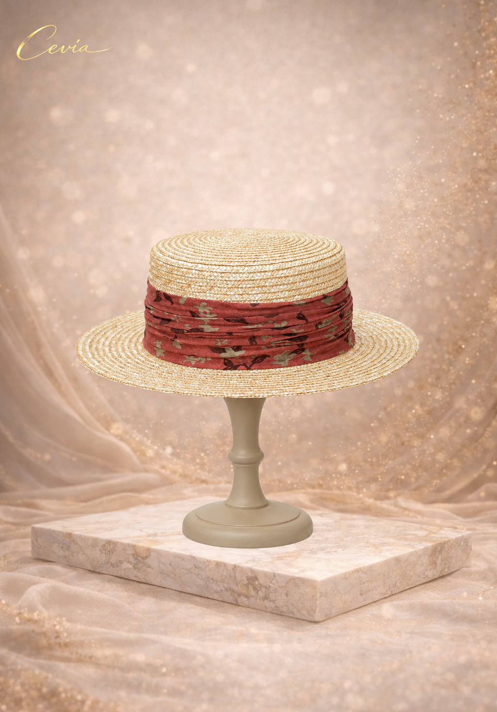 The Botanical Ribbon Straw Hat