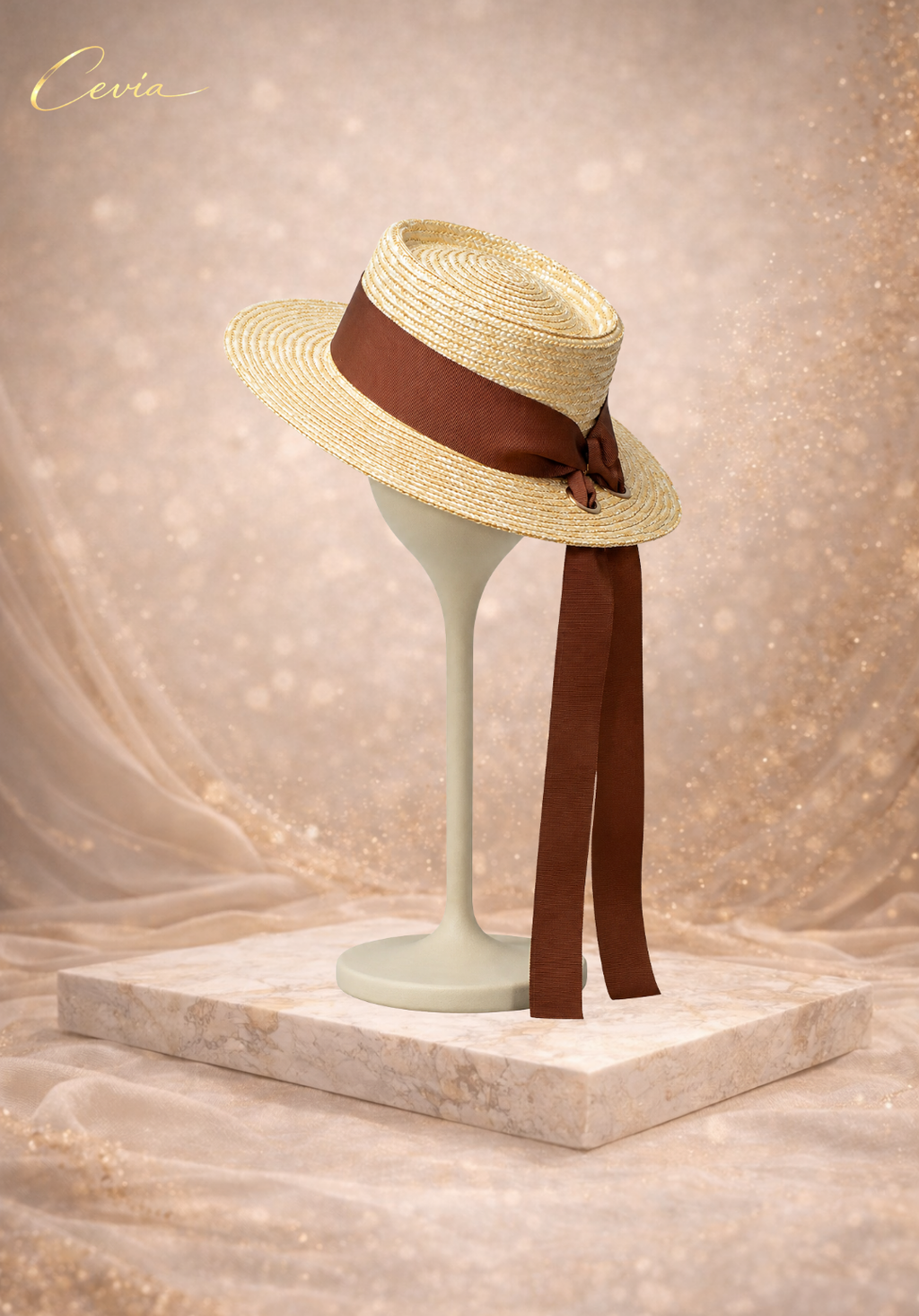 The Ribbon Grace Straw Hat