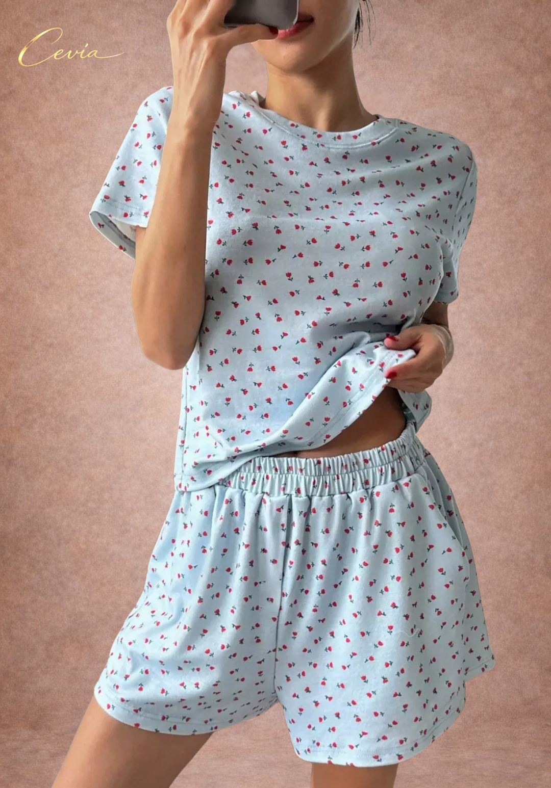 Roseline Whisper Pajama Set