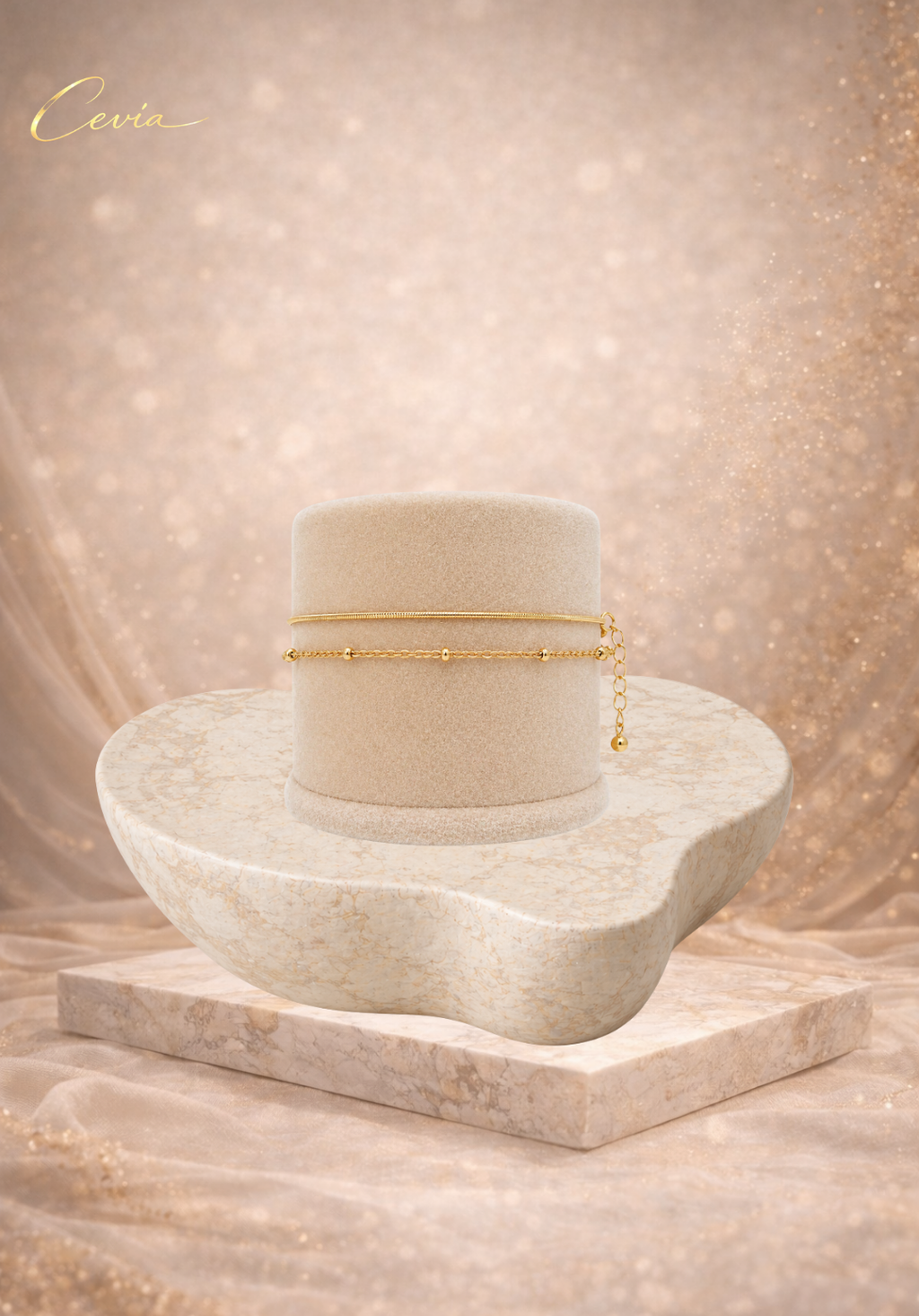 The Elara Dual-Gleam Layered Bracelet