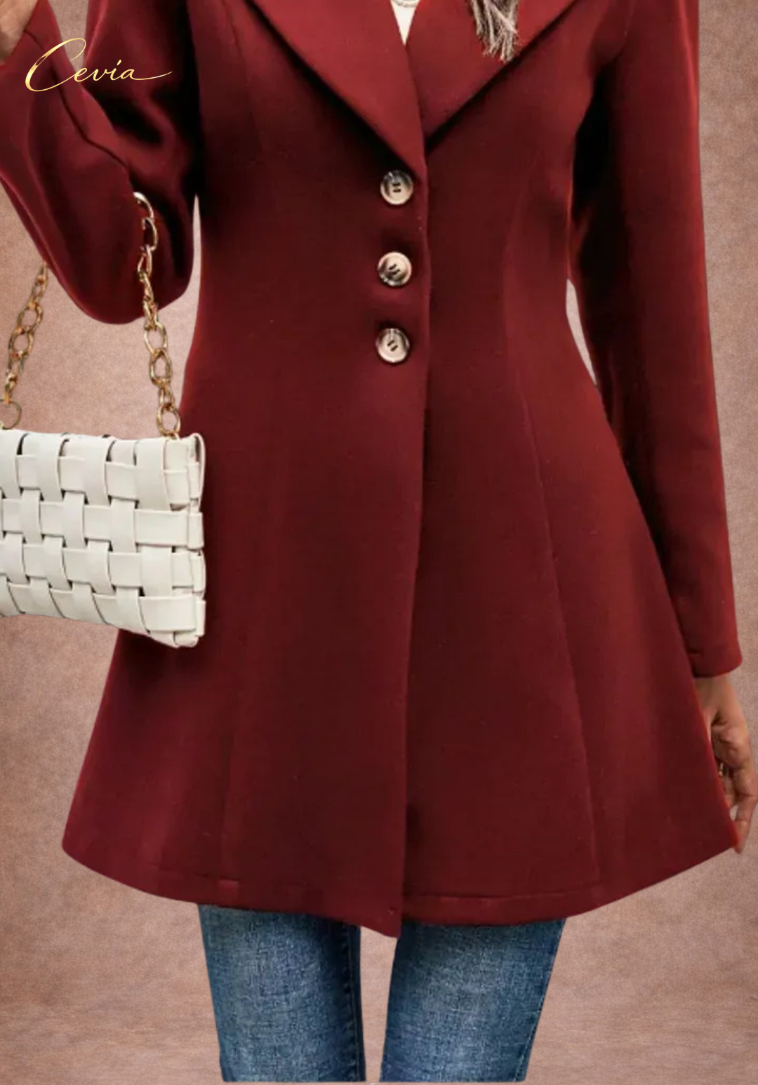 Urban Classic Buttoned Flare Coat