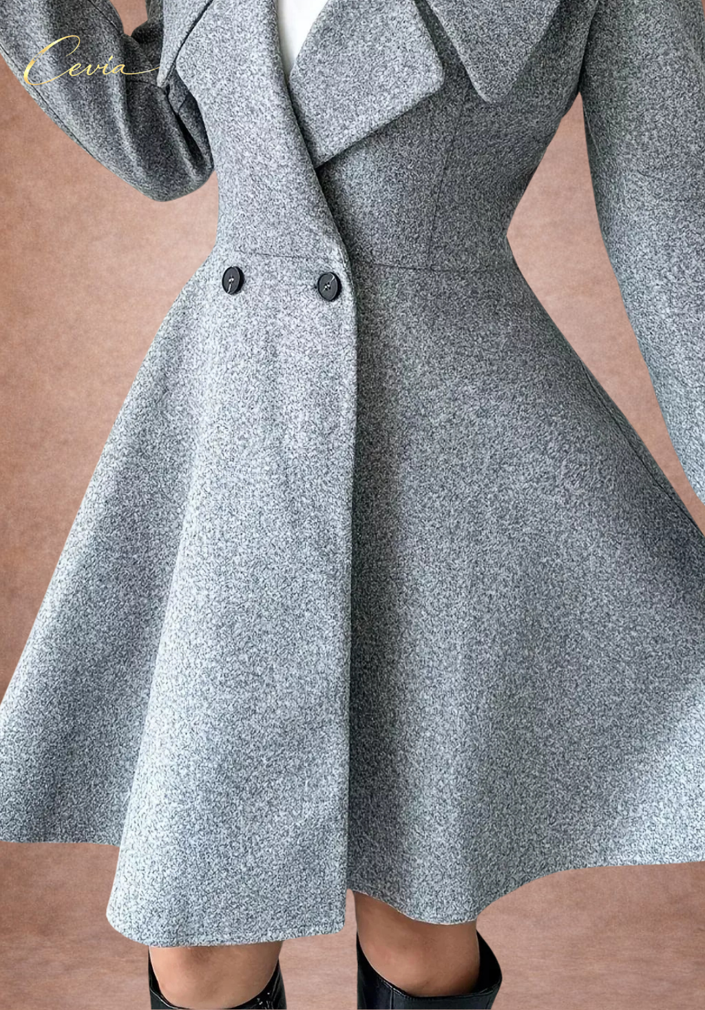 Urban Luxe Flare Coat