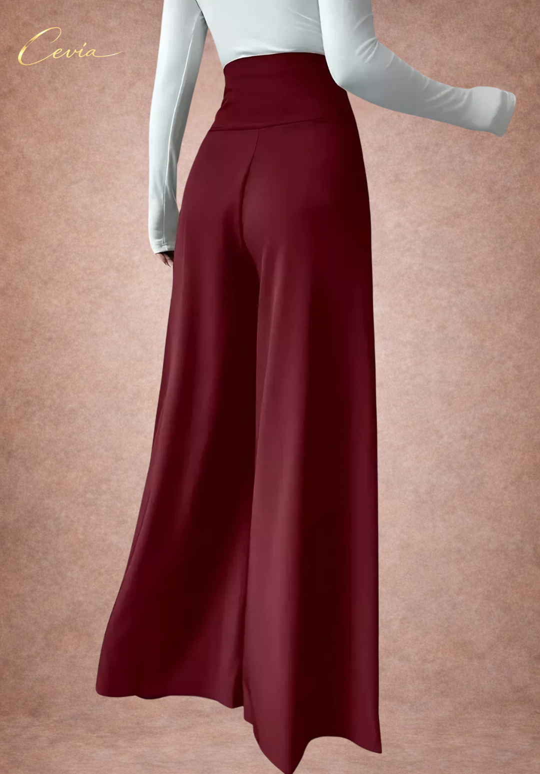 The Marcelline High-Rise Regal Wide-Leg Pants