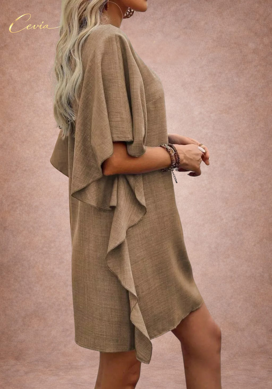 The Alora Ruffle Mini Dress