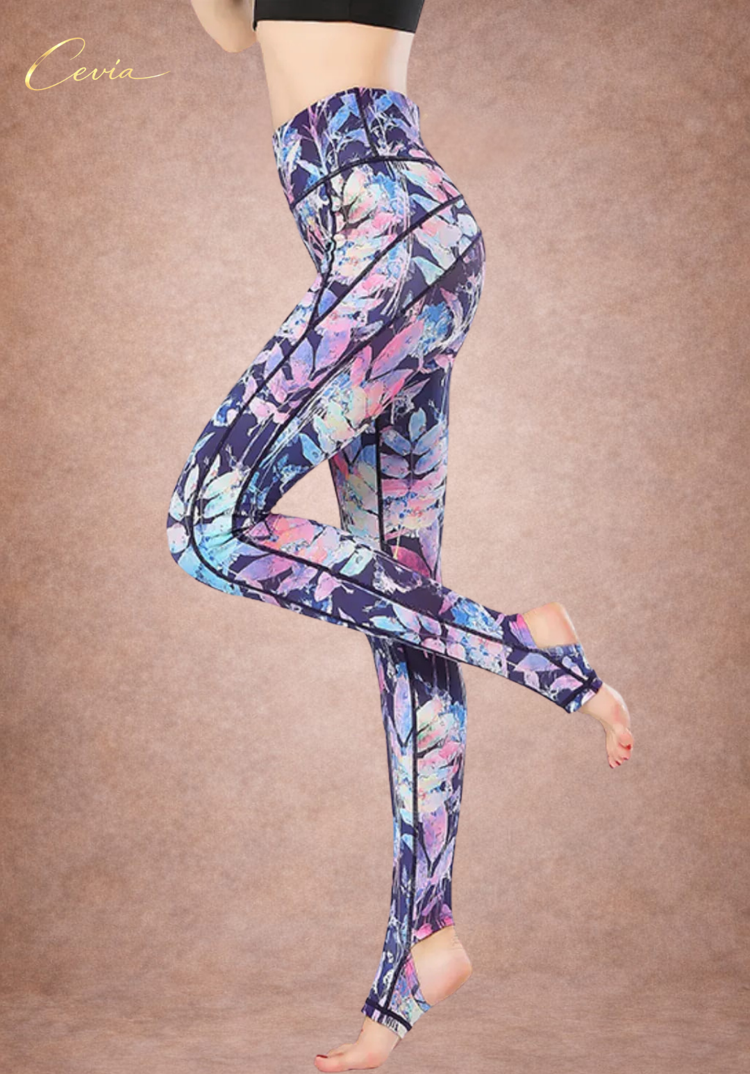 The Virelle Chromatic-Stretch Stirrup Leggings