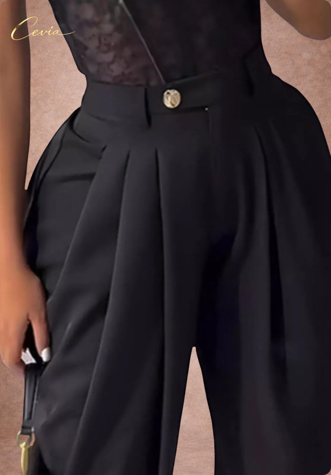 The Sculpted Draped Trousers