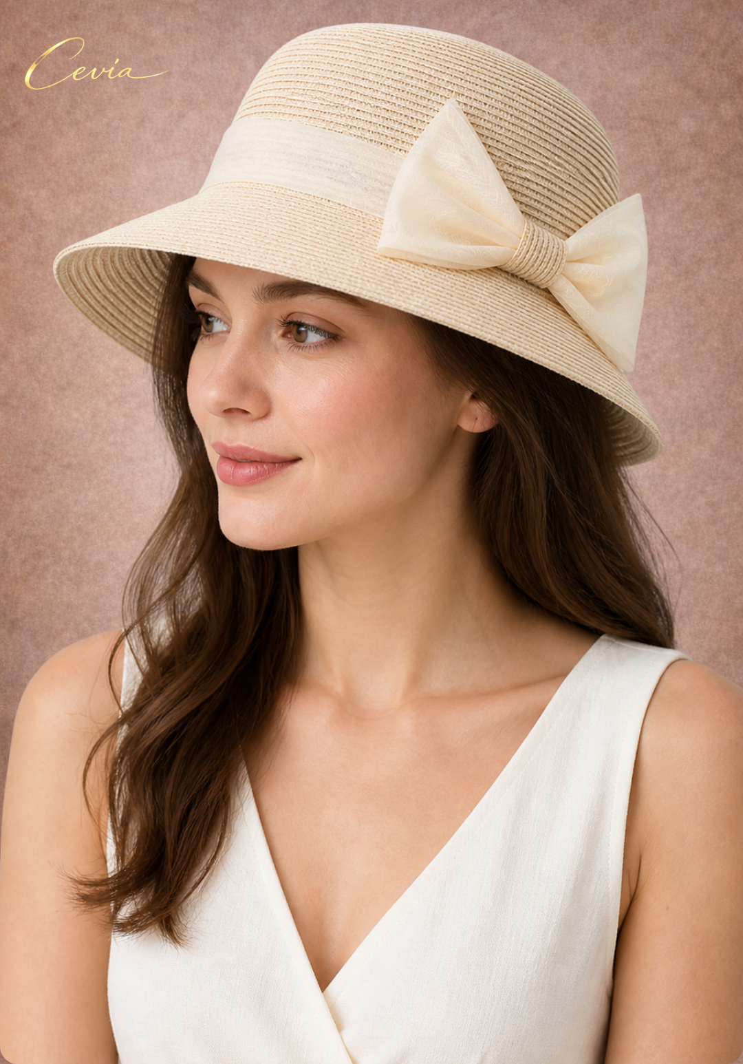 The Belle Charm Straw Hat