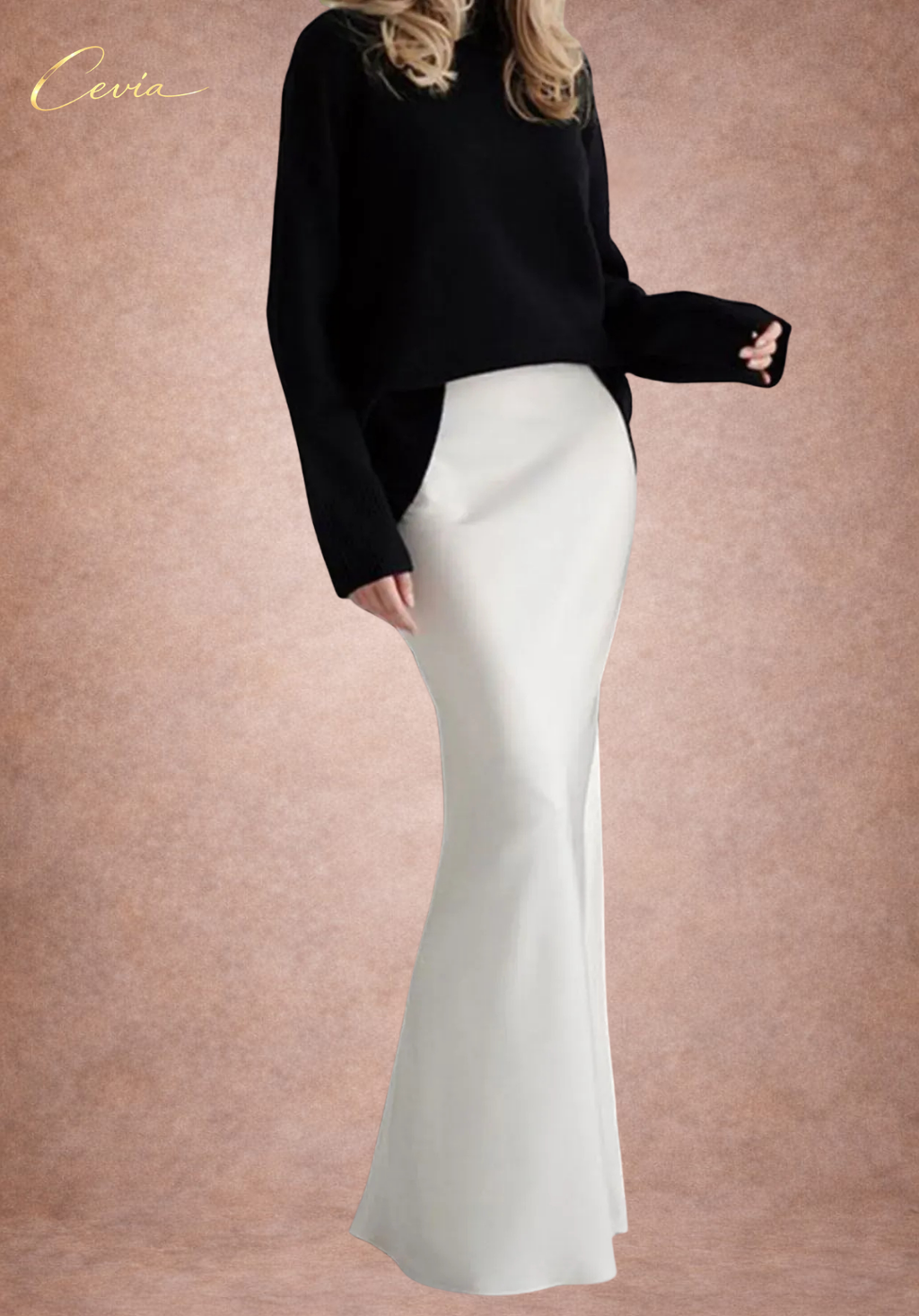 The Valiene Fluid Silhouette Maxi Skirt