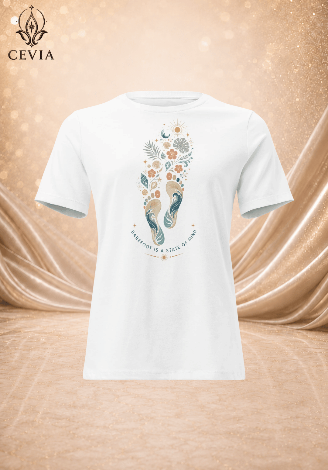 The Barefoot State of Mind Graphic Tee