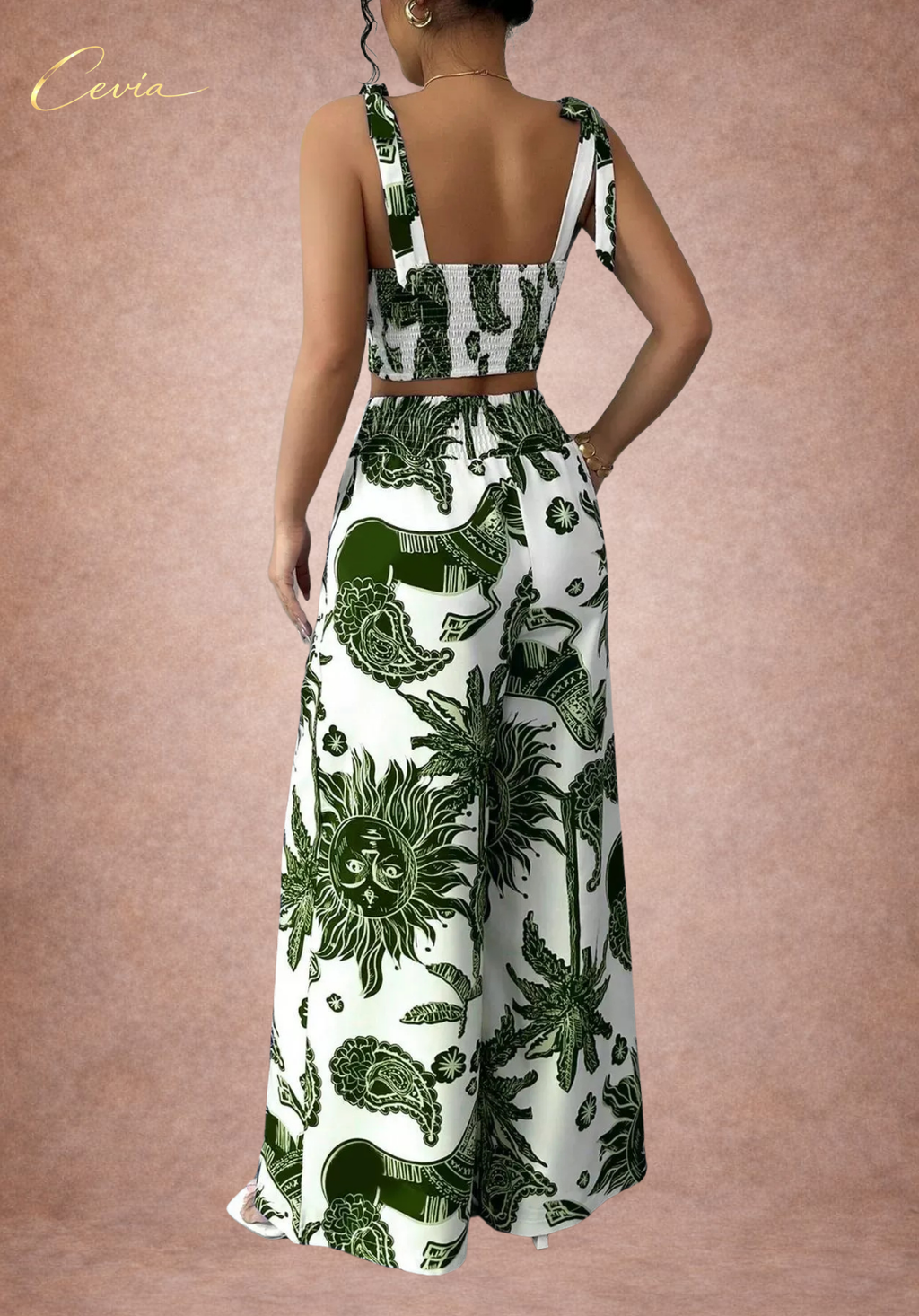 The Riviera Bloom Two-Piece Set