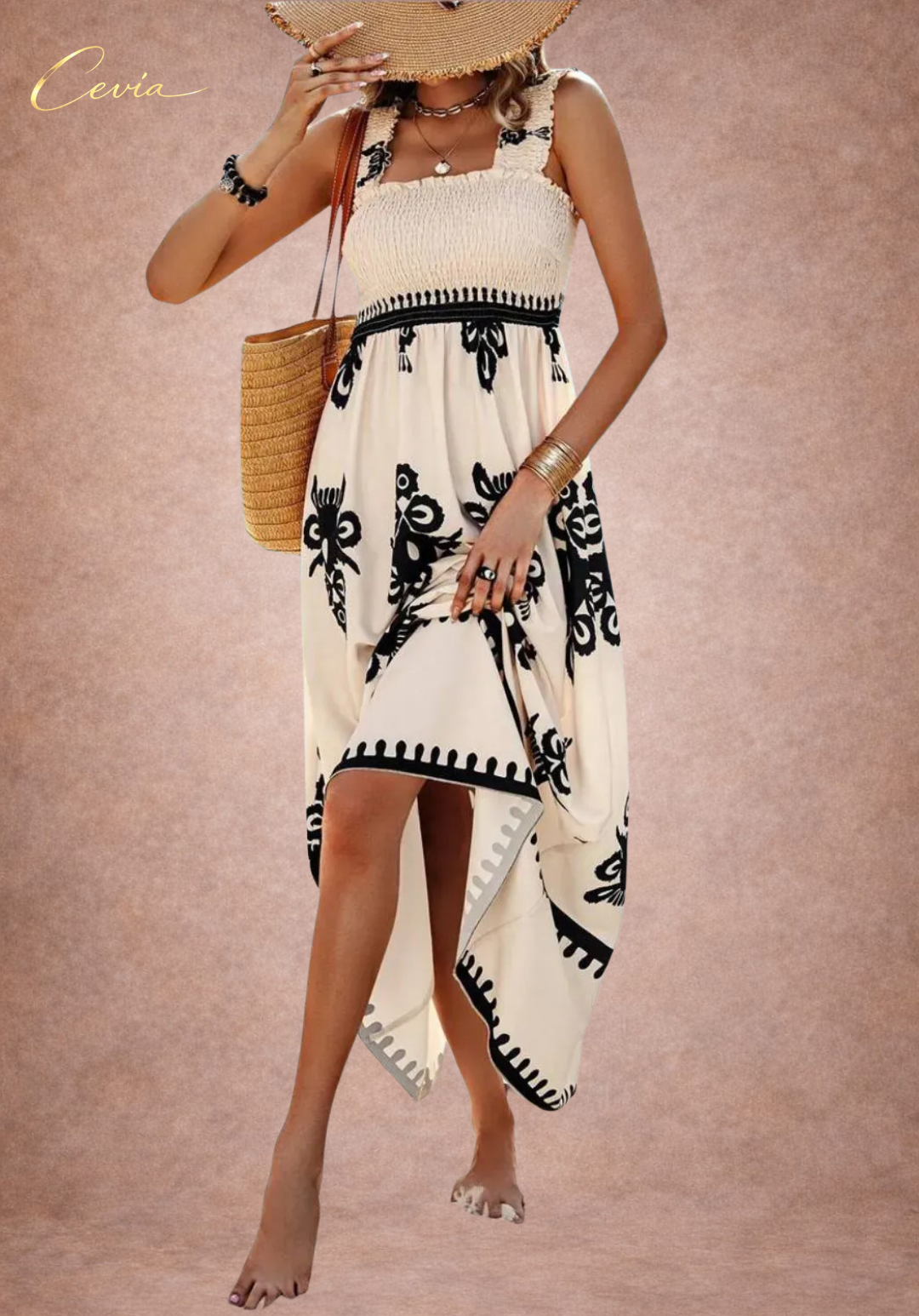 The Midnight Heritage Smocked Dress