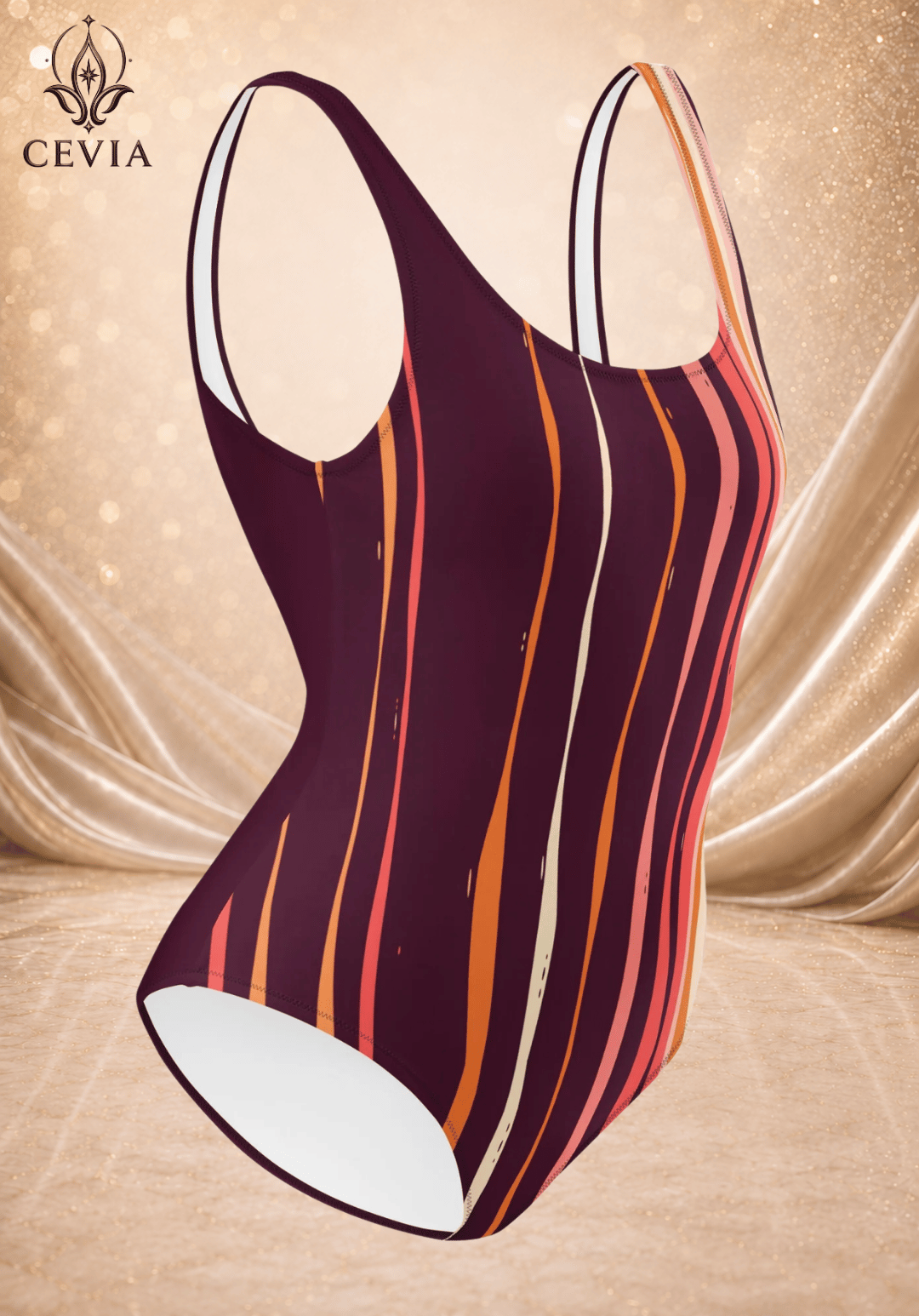 The Sunset Lines One-Piece Swimsuit