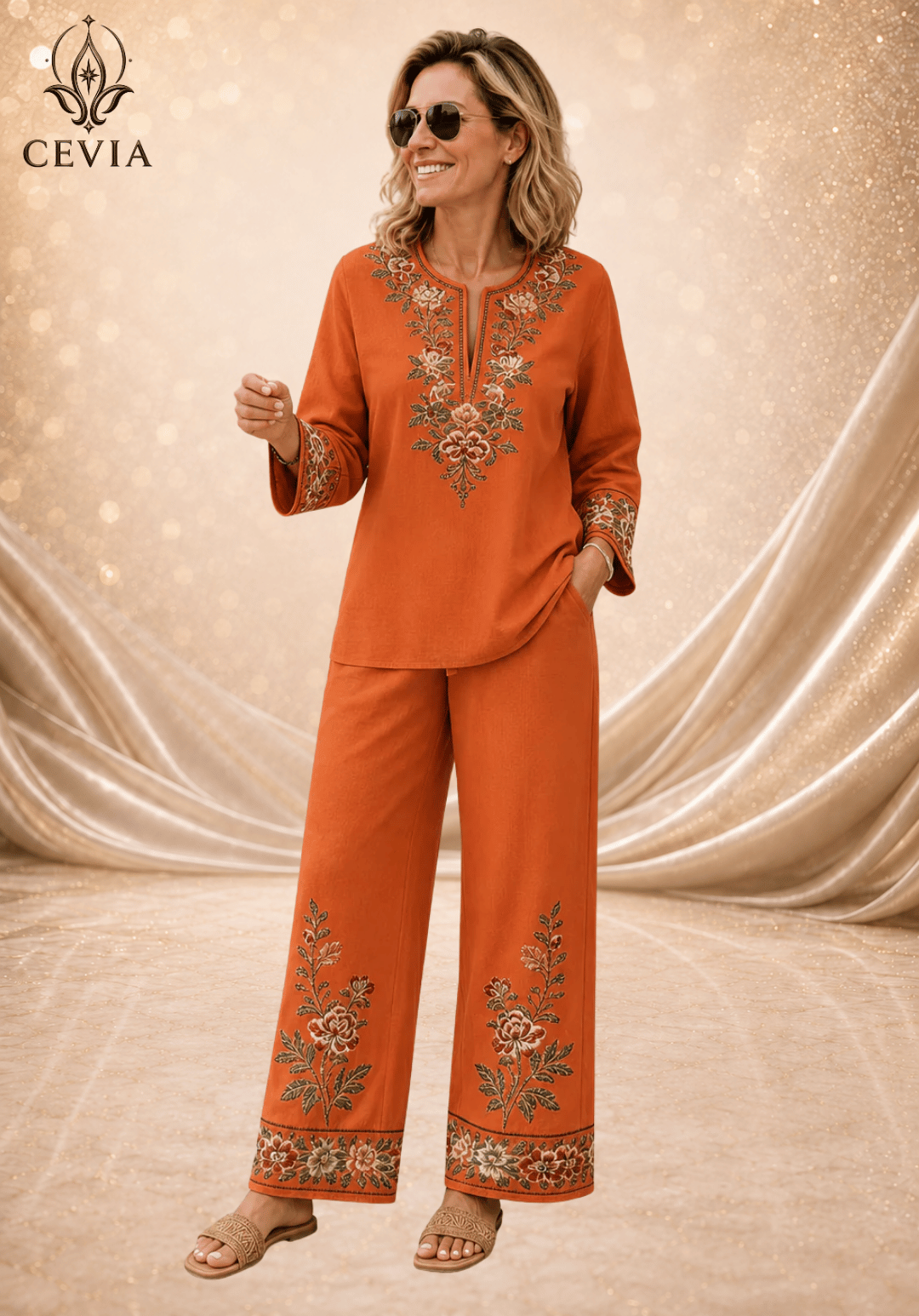 The Heritage Bloom Two-Piece Set