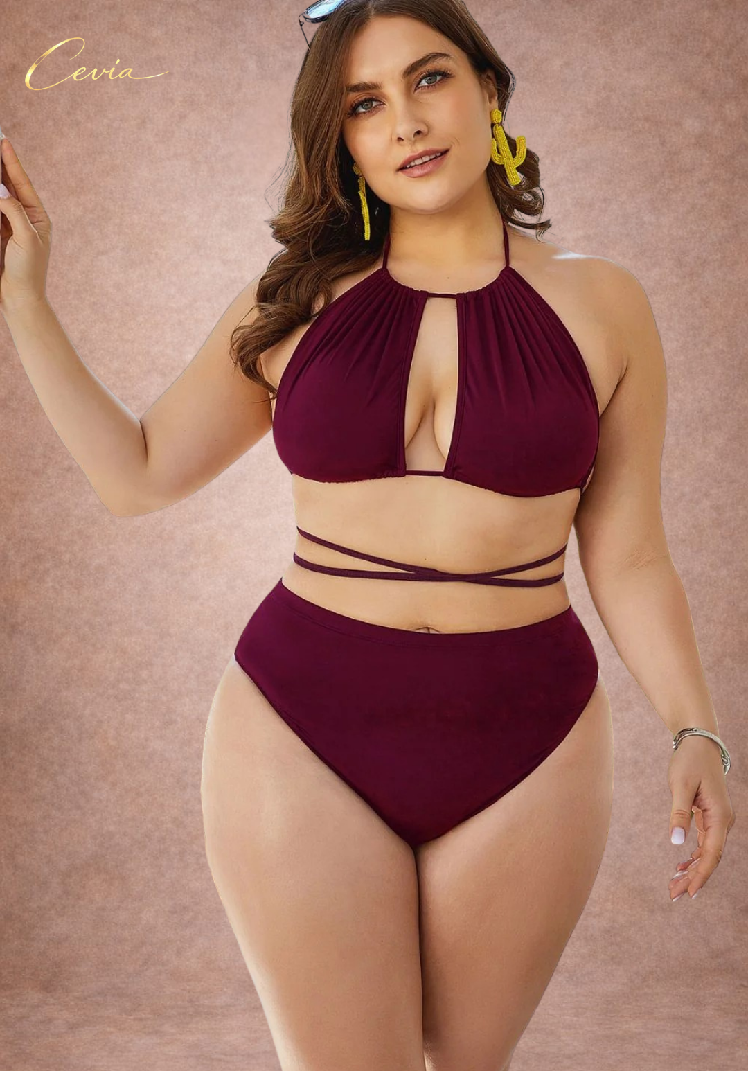 Aura Halter Bikini Set