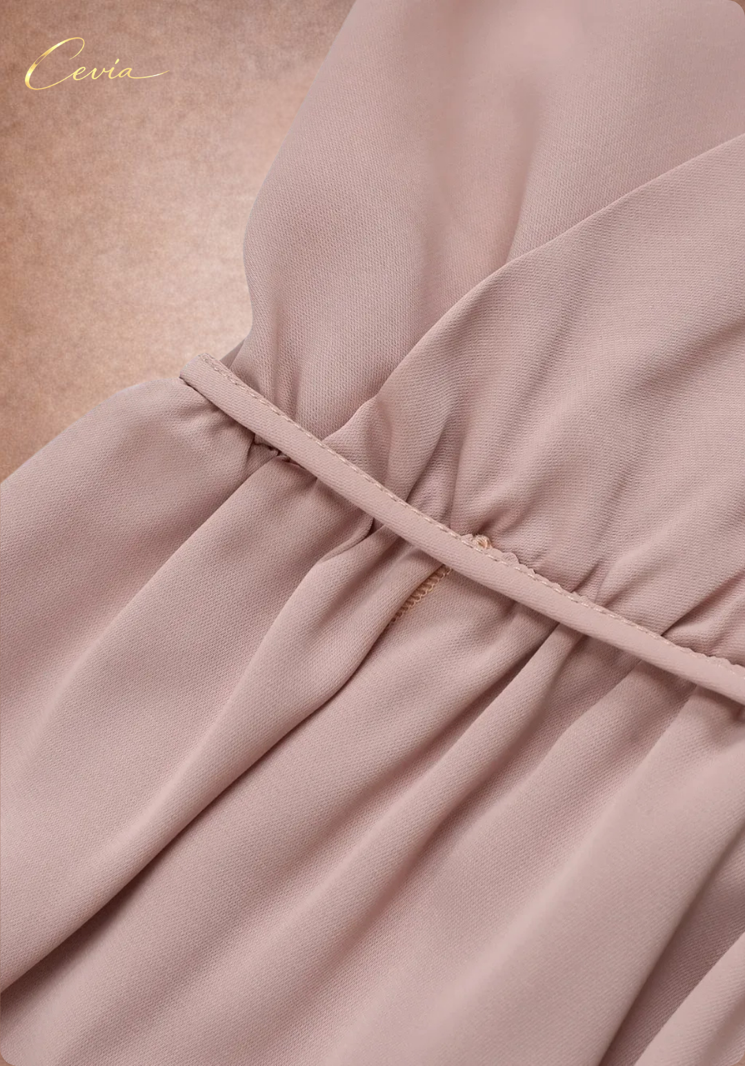 The Marivel Draped-Waist Maxi Dress