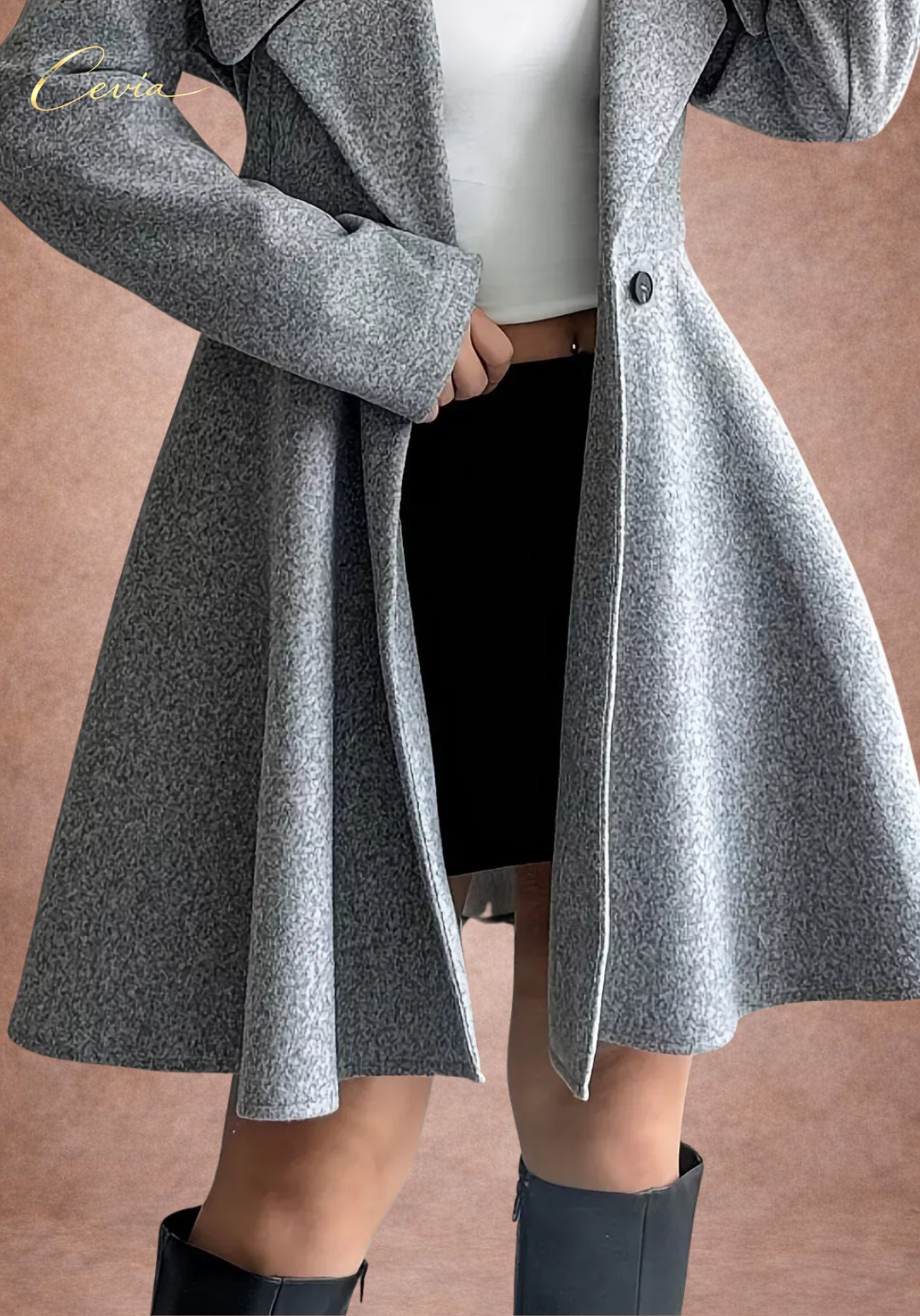 Urban Luxe Flare Coat