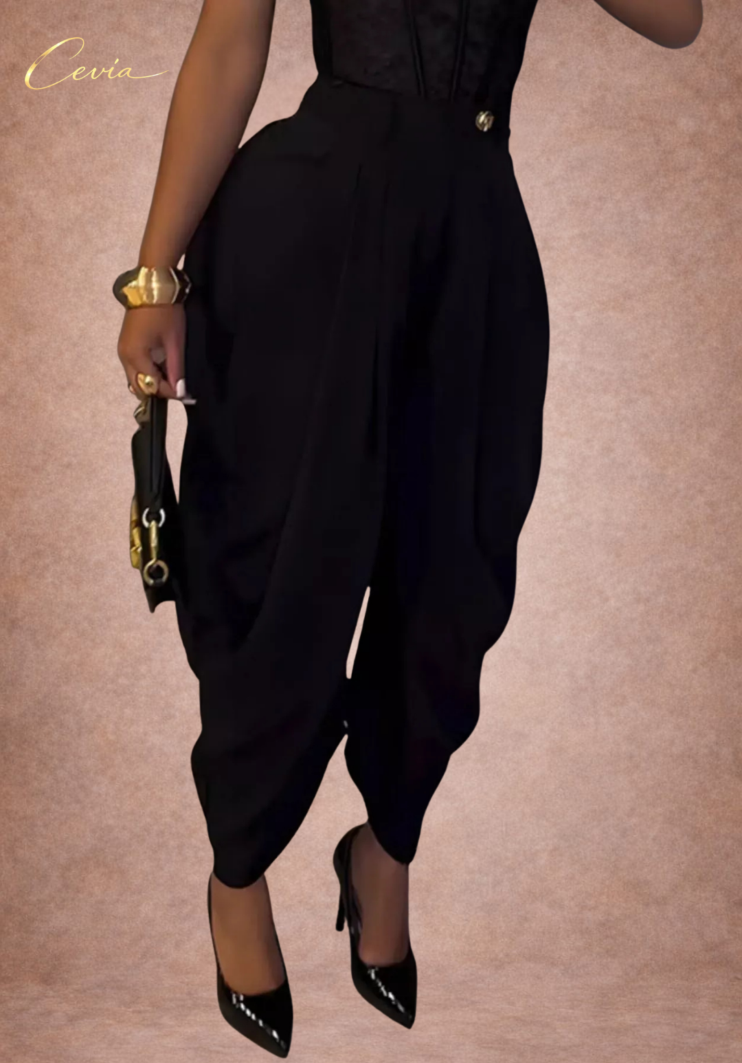 The Sculpted Draped Trousers